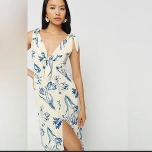 reformation dahlia cotton sweater dress sail_coast1226 on LTK
